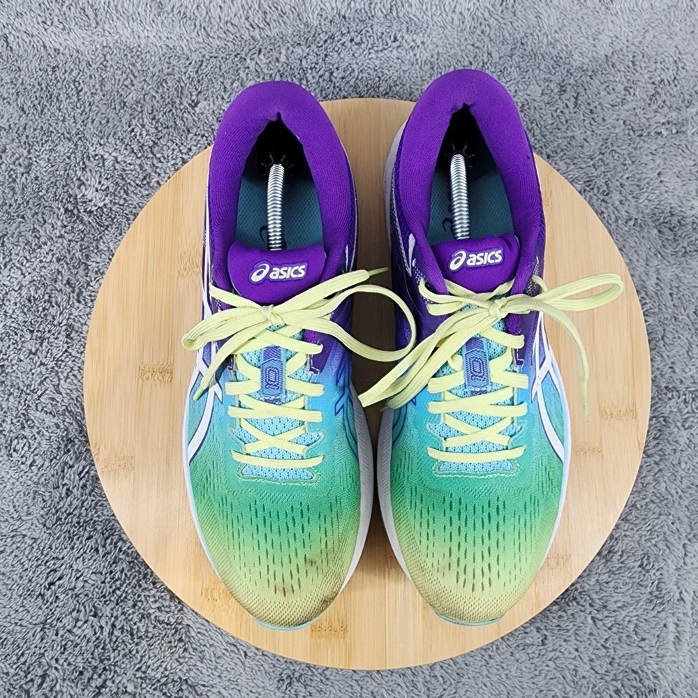 ASICS GT 1000 10 Womens 9.5 Purple Running Shoes Sneakers FlyteFoam 1012B123 - Picture 8 of 11